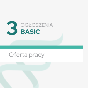 Pakiet 3 ogłoszeń BASIC